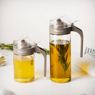 Butelis aliejui 400 ml (stiklas)