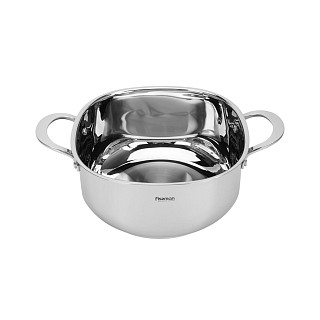 Stockpot EXCLUSIVE PRO 24x12 cm / 5.3 LTR with glass lid (stainless steel)