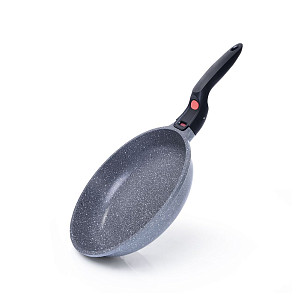 Frying pan LA GRANITE 24x5.6 cm with detachable handle and THERMIC point with induction bottom (aluminium with non-stick coating)