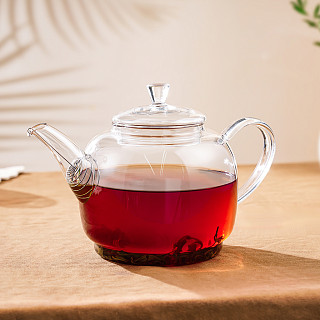 Arbatinukas 1500 ml su plieniniu filtru (stiklinis)