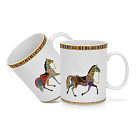 Krūžu komplekts ZIRGS 2 gab.(porcelāns)