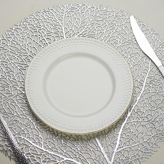 Plate set NOEMI 20 cm x 2 pcs. (New bone china)