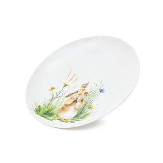 4 šķīvju komplekts RABBIT 20 cm (porcelāns), art. 13721