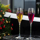Champaign glasses set 230 ml / 2 pcs. (glass), art 19024