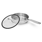 Deep frying pan FABIA 24 cm with glass lid