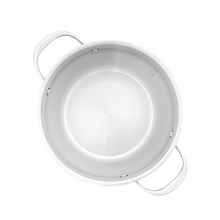 Puodas CASSIA 22x13 cm / 4,7 l su stikliniu dangčiu (nerūdijantis plienas)