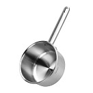 Sauce pan MASTER CHEF 16x9 cm / 1,6 LTR with glass lid (stainless steel)