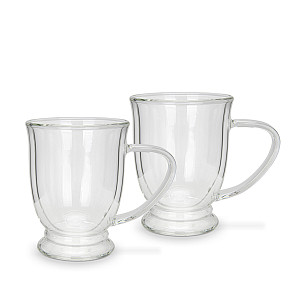 2 dvigubų sienelių puodelių rinkinys 270 ml