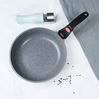 Frying pan LA GRANITE 26x5.6 cm with detachable handle and THERMIC point with induction bottom (aluminium with non-stick coating)