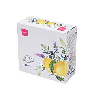 Set of 2 deep plates PROVENCE 18 cm x 2 pcs. (porcelain)