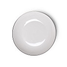 Deep plate ALEKSA 20 cm color white (porcelain)