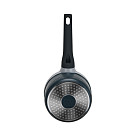 Sauce pan Luxuria 16x8 cm / 1.3 LTR with glass lid with induction bottom (aluminium with non-stick coating)