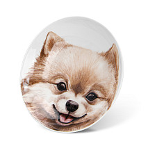 Porcelain saucer 10 cm Dogs