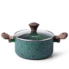 Katls MALACHITE 24x10,9cm/4700 ml ar stikla vāku (alumīnijs)