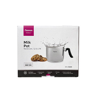 Milk pot 16x12 cm / 2.5 LTR (stainless steel)