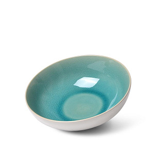 Глубокая тарелка CELINE 19,5х6см, цвет Лазурный (керамика)