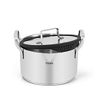 Кастрюля из нержавеющей стали индукционная 3,45 л / 20 см Fabia