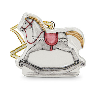 Новогодняя елочная игрушка 5,4х5 см, art. 0396