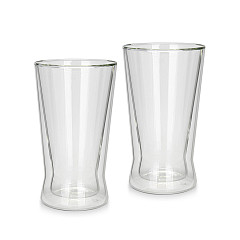 Set of 2 Double Wall Glasses 380 ml (Borosilicate Glass)