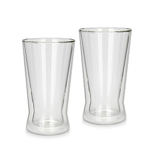 Set of 2 Double Wall Glasses 380 ml (Borosilicate Glass)