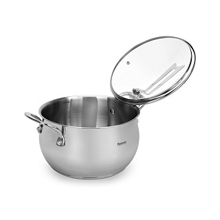 Casserole Vita 4.5 l with glass lid (stainless steel)
