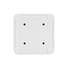 Kitchen knife organizer 10x10x22cm, square shaped, WHITE (plastic)