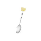 Tea spoon with silicone TEA CUP figure (stainless steel)