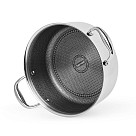 Katls HERITAGE PRO 24x11 cm / 4,7 L ar stikla vāku (nerūsējošais tērauds ar pretpiedeguma pārklājumu)