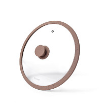 Stikla vāks ARCADES 26 cm, brūns