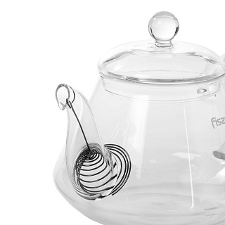 Tea pot 1000 ml with steel infuser (heat resistant glass), art. 9450