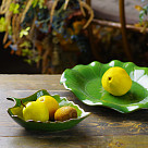 Plate GREEN 31.5x23x7.5 cm (ceramic)