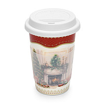 Stiklinė CHRISTMAS EVE 400 ml  (naujas kaulinis porcelianas), art. 16017