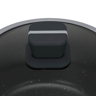 Katls Luxuria 20x10cm / 2,5l ar stikla vāku (alumīnijs)