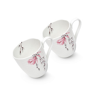 2 krūžu komplekts MAGNOLIA 360 ml (porcelāns)