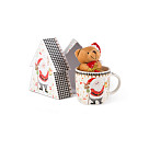 Porcelain mug 280 ml + toy (art.14037)