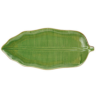 Šķīvis GREEN 47,6x21,5x4 cm (keramika)