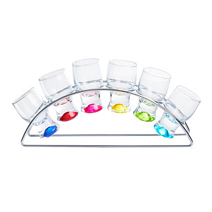 Stiklinių stiklinių rinkinys 60ml / 6vnt (stiklas)