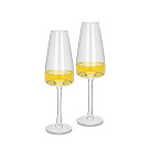Set of champagne glasses 230 ml x 2 pcs. (glass), art 19052