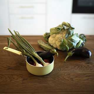 Sauce pan MINI CHEF 14x6 cm / 0,8 LTR (aluminium with non-stick coating)