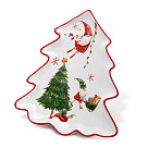Large tree shape plate 27x23.4 cm (dolomite)