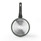 Deep frying pan BRILLIANT 24x7.2 cm with detachable handle (aluminum with non-stick coating)