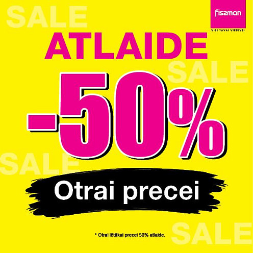 Otrai precei -50%!