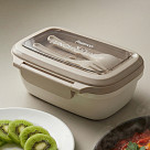 Lunch box with 2 compartments 19.5 cm / 850 ml