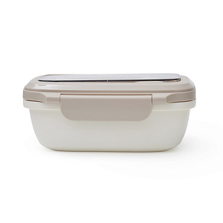 Pietų dėžutė su 2 skyreliais 850 ml / 19,7 × 14 × 8,2 cm (plastikas)