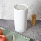 Kitchen knife organizer 11x22 cm, round shaped, WHITE (plastic)