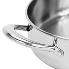 Sautējamā panna ABSOLUTE PRO 26x7,5 cm / 3,9L ar stikla vāku (nerūsējošais tērauds)