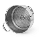 Katls HERITAGE PRO 26x11,5 cm / 5,8 L ar stikla vāku (nerūsējošais tērauds ar pretpiedeguma pārklājumu)