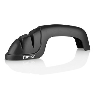 Knife sharpener 19.5x4.5x6 cm for two-step sharpening (diamond, ceramic)