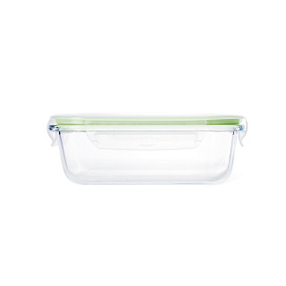 Konteiners ar vāku 18x13x6 cm / 630 ml (karstumizturīgs stikls) Konteiners ar vāku 18x13x6 cm / 630 ml (karstumizturīgs stikls)