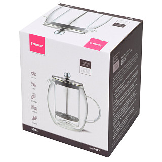 Double wall French press 600 ml, art. 9127